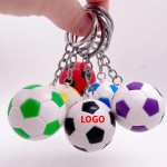 Custom Stress Soccer Keychain