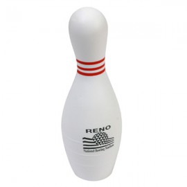 Bowling Pin Stress Reliever with Logo