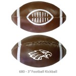 Custom 3" Football Squeezable Stress Reliever Sports Ball