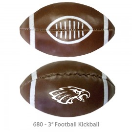 3" Football Squeezable Stress Reliever Sports Ball with Logo
