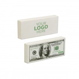 Custom One Hundred Dollar Bill Stress Toy with Logo