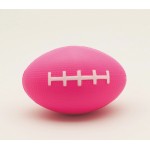 Custom Pink Football Squeezies Stress Reliever