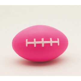 Custom Pink Football Squeezies Stress Reliever  Custom Pink Football Squeezies Stress Reliever