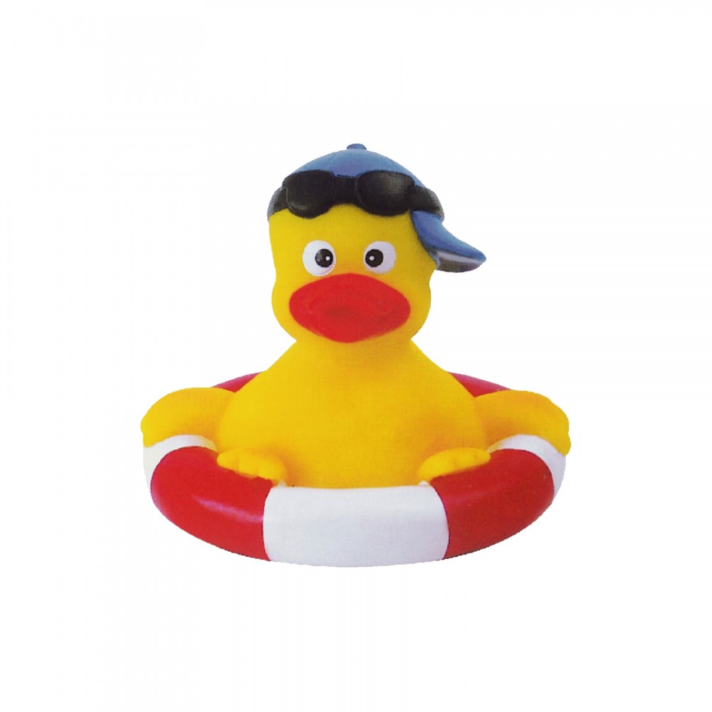 Rubber Bobbin' Buddy Duck Toy with Logo
