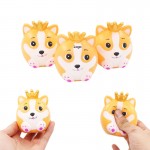 Squishy Dog Squeeze Toy Stress Reliever with Logo