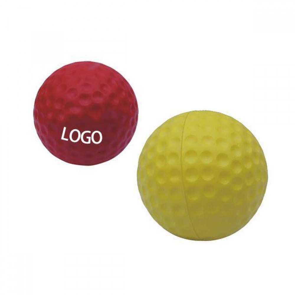 Custom Printed Golf Ball Stress Reliever Custom Printed Golf Ball Stress Reliever