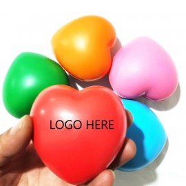 Heart Shaped Stress ball with Logo