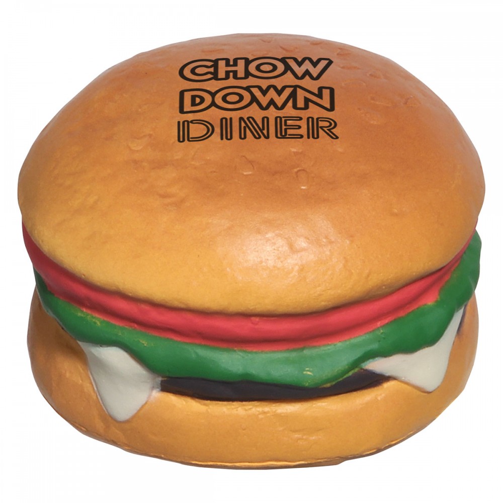 Hamburger Stress Reliever with Logo