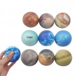 Mini Planet Squeeze Toy Stress Reliever with Logo