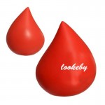 Red Blood Drop Stress Reliever Custom Imprinted