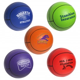 Logo Branded Basketball Stress Reliever