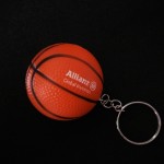 Mini Basketball PU Stress Reliever Squeeze Toy with Logo