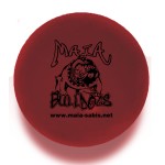 Solid Colored Burgundy Stress Ball with Logo