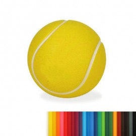 Tennis Ball Stress Reliever with Logo  Tennis Ball Stress Reliever with Logo