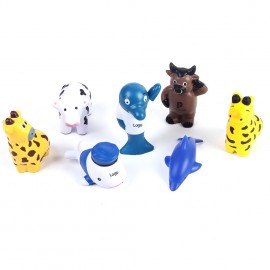 Custom Animal Squeeze Toy Stress Reliever with Logo  Custom Animal Squeeze Toy Stress Reliever with Logo