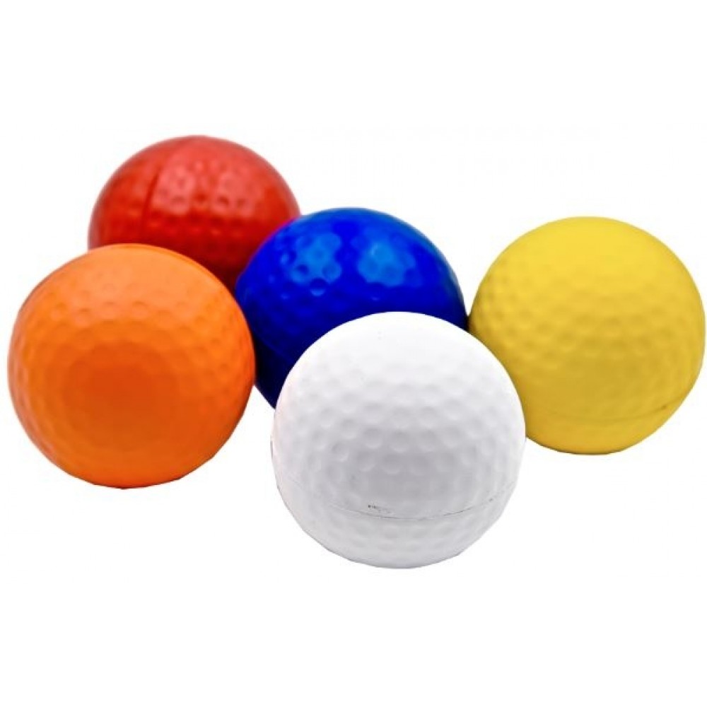 Logo Branded Golf Ball Stress Reliever Squeeze Toy