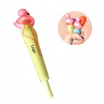 Personalized 2 in 1 Squishy Flamingo Ball Pen and Squeeze Toy