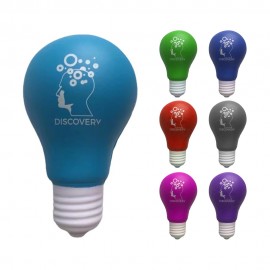 Logo Branded Polyurethane Light Bulb Shape Stress Ball/Reliever