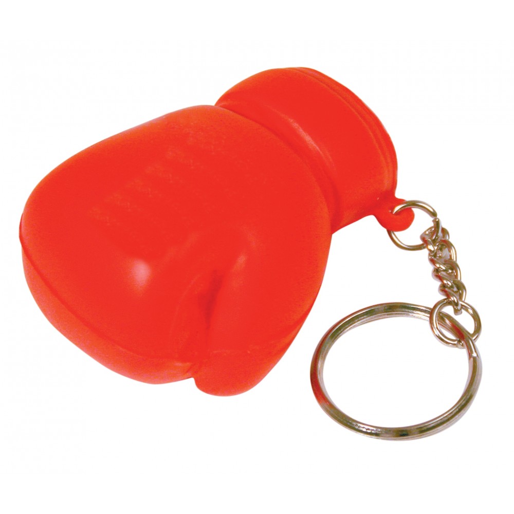 Promotional Boxing Glove Squeezies Stress Reliever Keychain