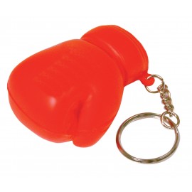 Custom Boxing Glove Squeezies Stress Reliever Keychain