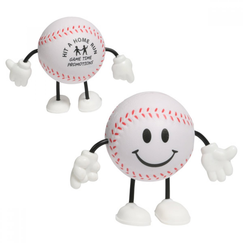 Custom Baseball Stress Reliever Figurine