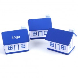 Mini House Squeeze Toy Stress Reliever with Logo