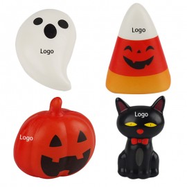 Halloween Themed Squeeze Toy Stress Reliever with Logo  Halloween Themed Squeeze Toy Stress Reliever with Logo