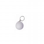 Golf Ball Stress Toy Key Ring with Logo