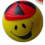 Sport Series Smile Ball Stress Reliever with Logo