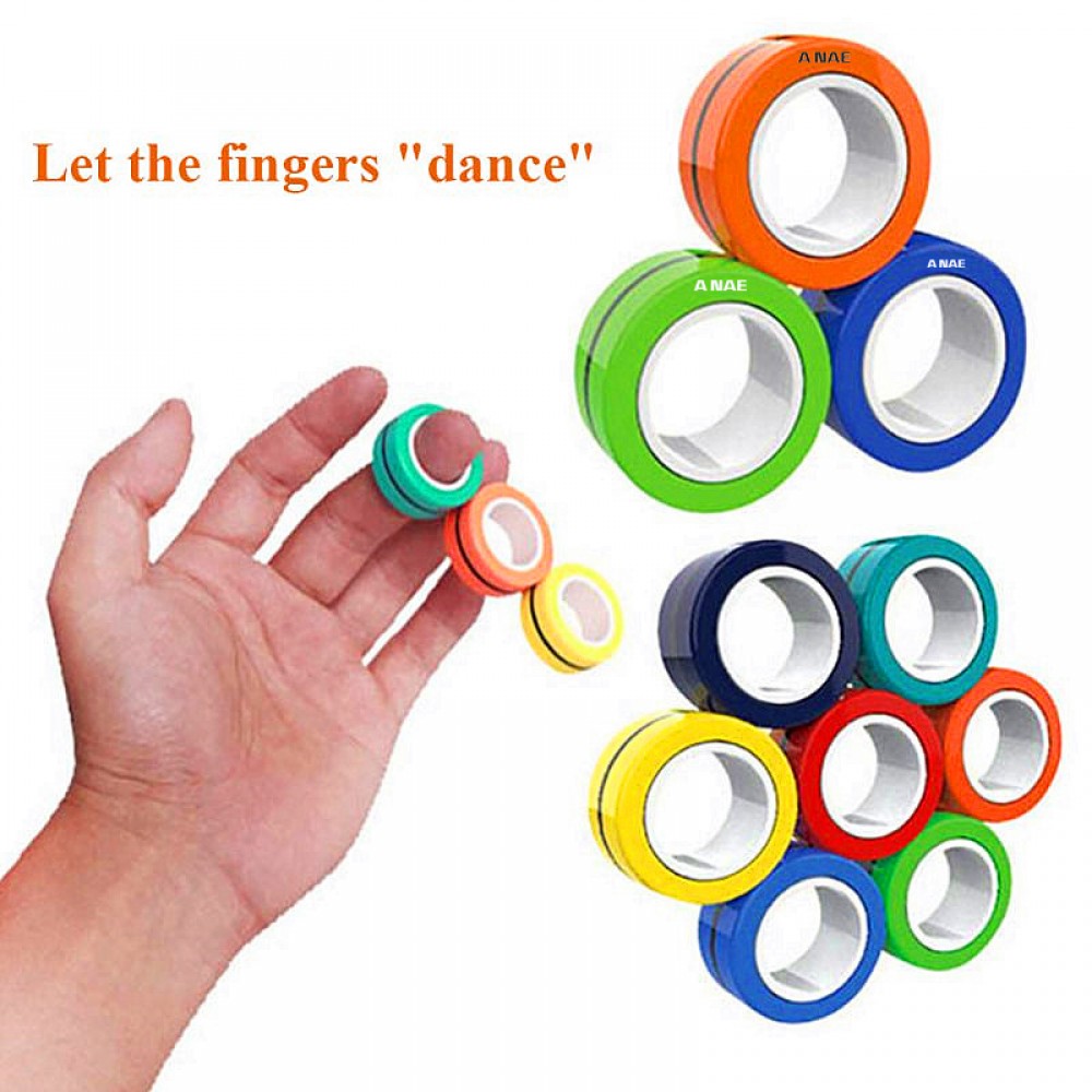 Logo Branded Anti Stress Magnetic Ring Logo Branded Anti Stress Magnetic Ring
