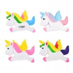 Squishy Unicorn Squeeze Toy Stress Reliever with Logo