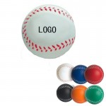 Custom Imprinted PU Baseball Hand Wrist Exercise Stress Foam Ball