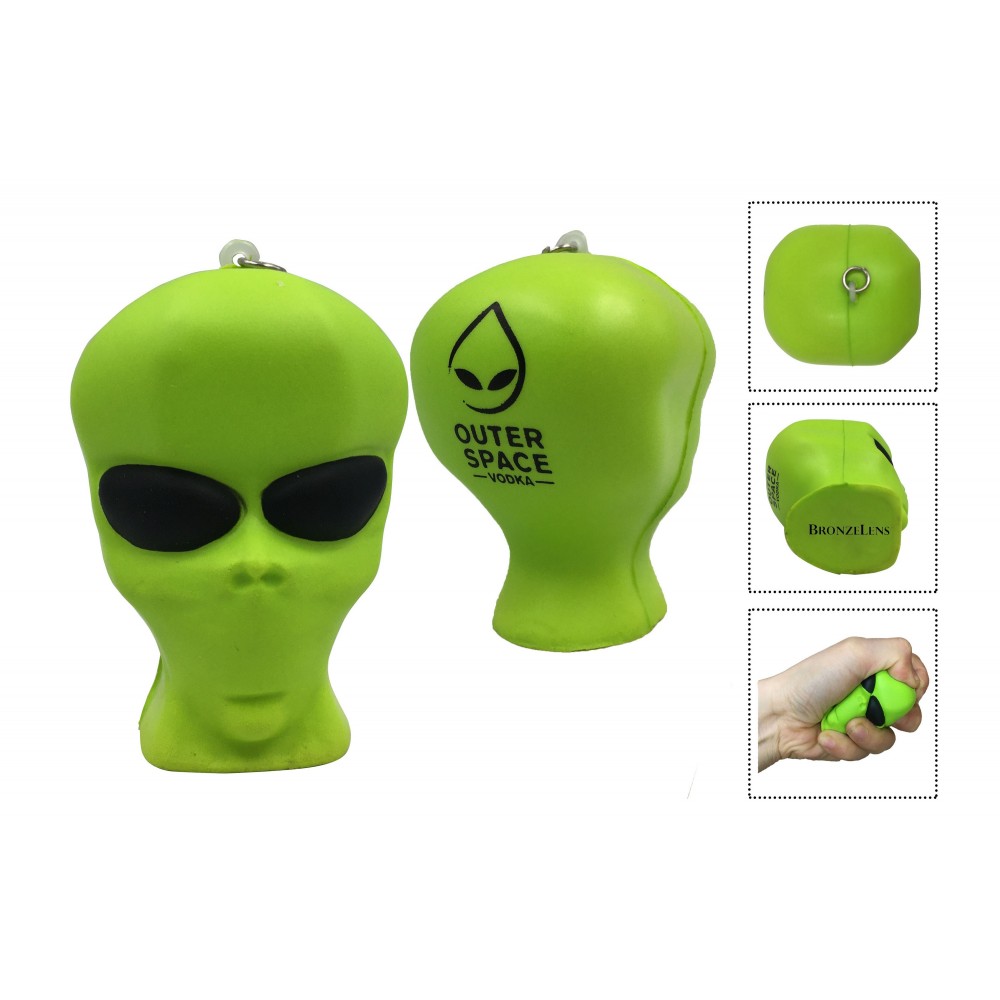 Alien Promotional Stress Balls with Logo