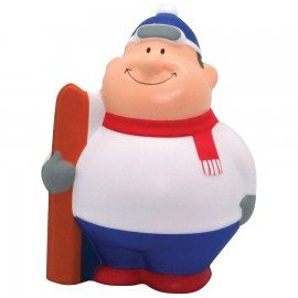 Promotional Skier Bert Squeezies Stress Reliever