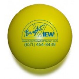 Personalized Solid Colored Yellow Stress Ball