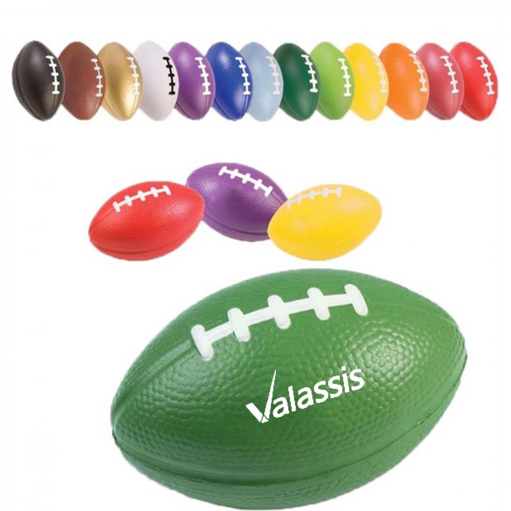 Foam Stress Reliever Football Logo Branded Foam Stress Reliever Football Logo Branded