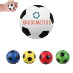 Logo Branded Soccer Ball Shaped Stress Reliever