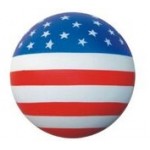 Logo Branded Sport Series US Flag Stress Reliever Ball