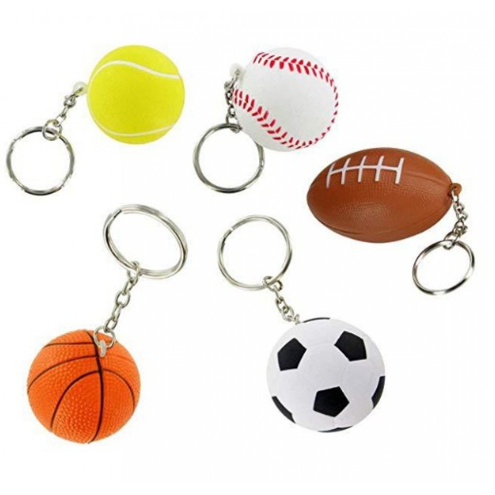 Stress Reliever Ball with Key Chains with Logo
