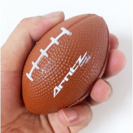 Personalized Football Shaped Foam Stress Reliever  Personalized Football Shaped Foam Stress Reliever