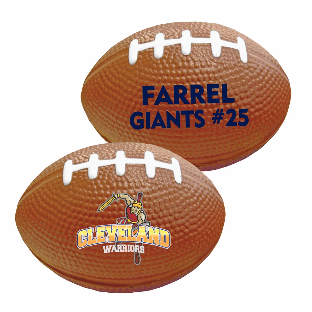 Personalized Foam Stress Reliever Football