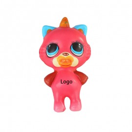 Logo Branded Cartoon Squeeze Toy Stress Reliever