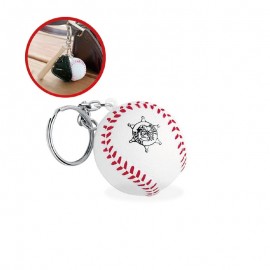 Logo Branded Basetball Key Ring PU Toy Stress Ball  Logo Branded Basetball Key Ring PU Toy Stress Ball