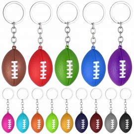 Logo Branded Squeeze Toy Football Key Chains  Logo Branded Squeeze Toy Football Key Chains