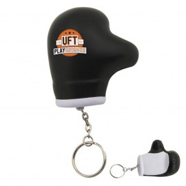 Boxing Glove Stress Reliever Key Chain with Logo