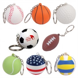 Various Stress Reliever Ball Key Chains with Logo  Various Stress Reliever Ball Key Chains with Logo