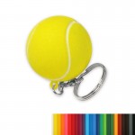 Tennis PU Toy Stress Ball w/Keychain with Logo