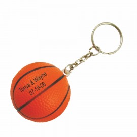 Basketball Stress Reliever Key Chain-close out with Logo