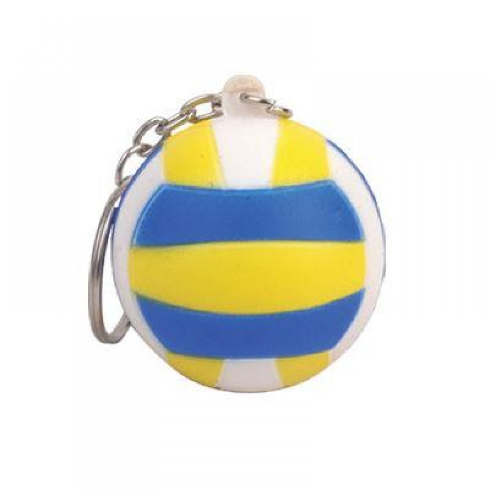 Custom Printed Volleyball Keychain/ Stress Reliever Custom Printed Volleyball Keychain/ Stress Reliever