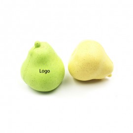 Creative Pear Shape Squeeze Toy Stress Reliever with Logo  Creative Pear Shape Squeeze Toy Stress Reliever with Logo